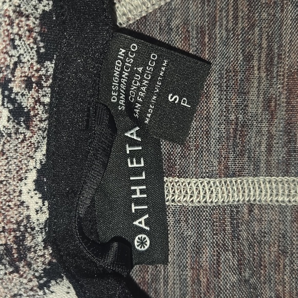 Athleta Salutation Textured Jacket Black/Gray/Purple Size S - Picture 8 of 10